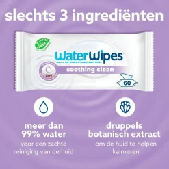 Waterwipes Soothing Clean Babydoekjes New