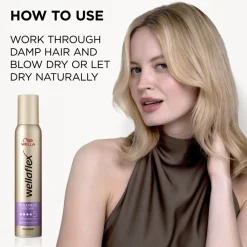 Wellaflex Wella Fullness Volume Hold 5 Mousse Hot