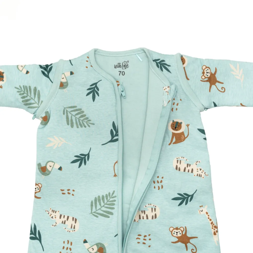 With Love Jersey Animals Winter Slaapzak New