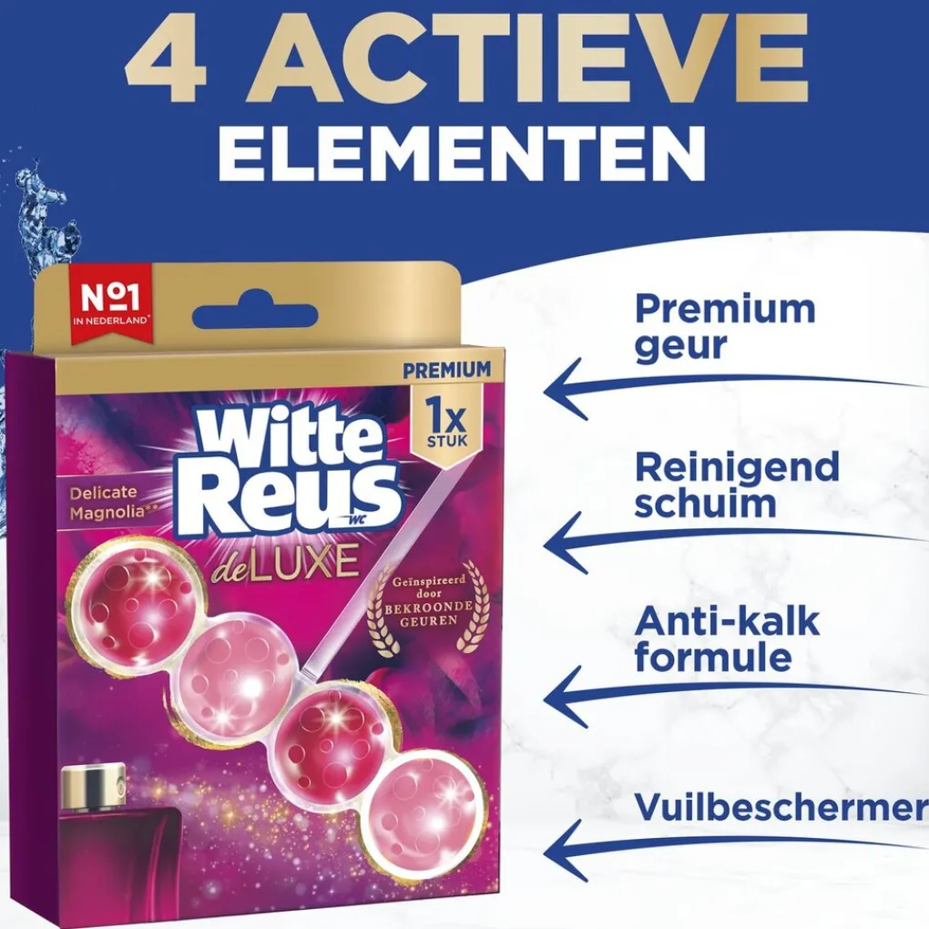 Witte Reus DeLuxe Delicate Magnolia Toiletblok Discount