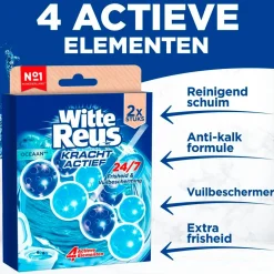 Witte Reus Kracht Actief Oceaan Toiletblok Outlet