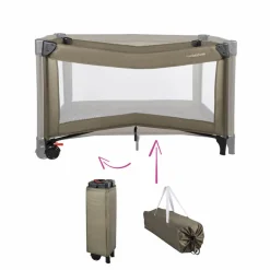 X Adventure Campingbedje / Reisbed Twist Groen Inclusief Transporttas Clearance