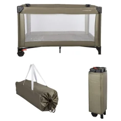 X Adventure Campingbedje / Reisbed Twist Groen Inclusief Transporttas Clearance