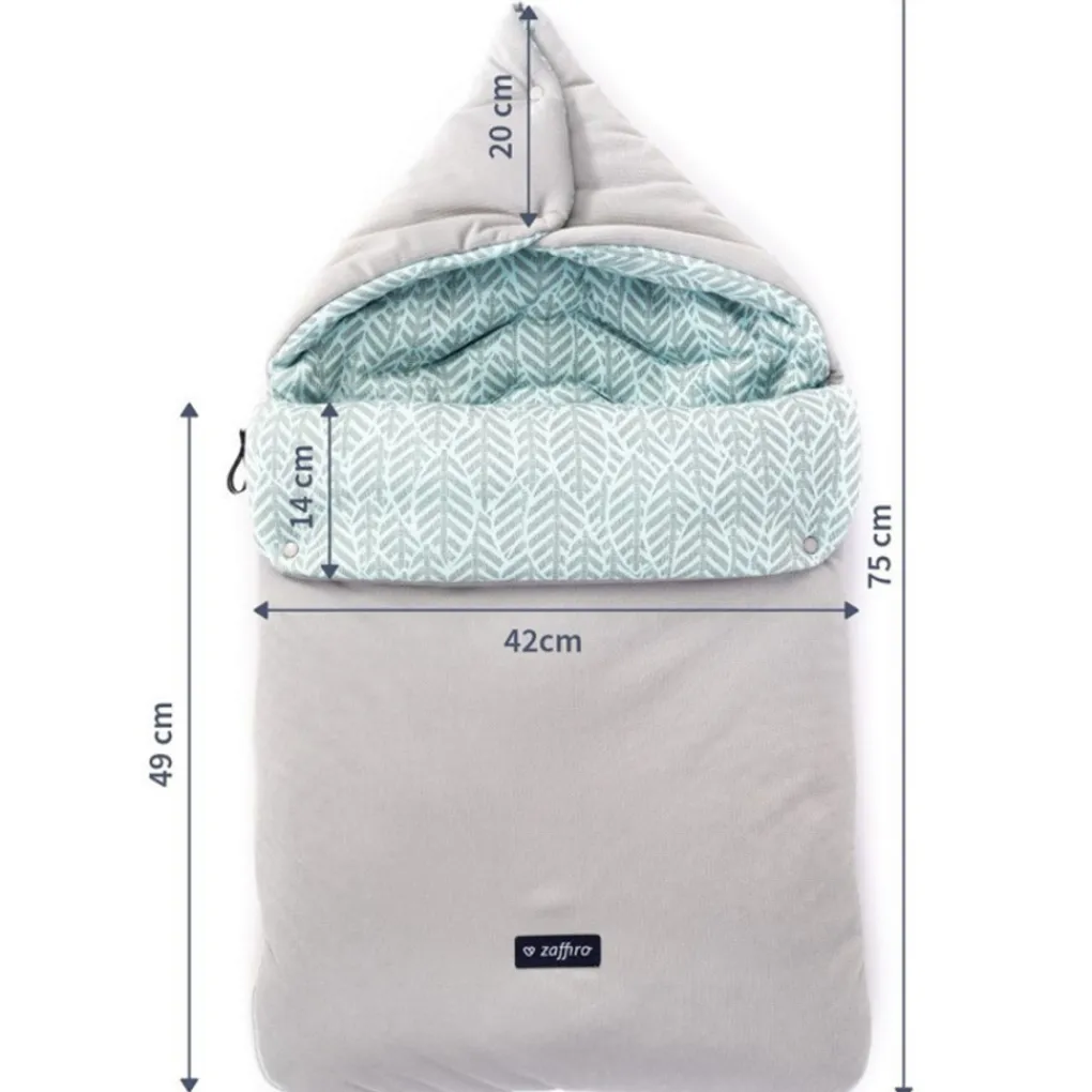 Zaffiro Beige Leaves Basic 5-in-1 Voetenzak Discount