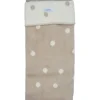 Zaffiro Ecru & Beige Gestipt 100 x 150 cm Ledikantdeken